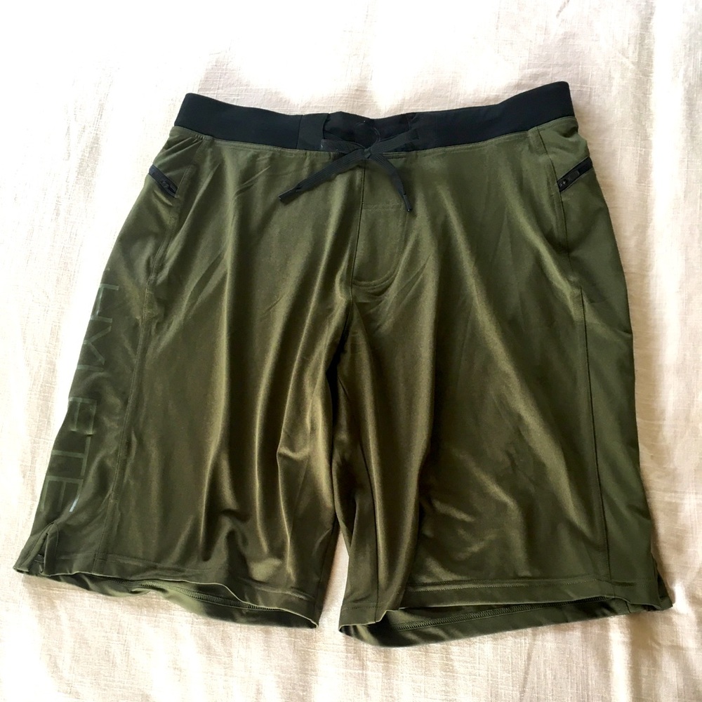Hylete Men’s Workout Shorts, long size large